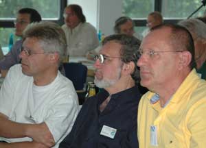 Dr. Scheuerer-Englisch, Gerd Franz Müller und Gerhard Krones (von links) 
